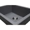 Msi Black Single Bowl 24in X 18in Quartz Undermount  Kitchen Sink ZOR-QTZ-SBSNK-0101 - alternate 6